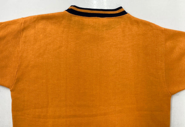 US古着 US Keith Sykes キース・サイクス sweatshirt 半袖スウェット ラインリブ スウェット プリント オレンジ 104MT-1481