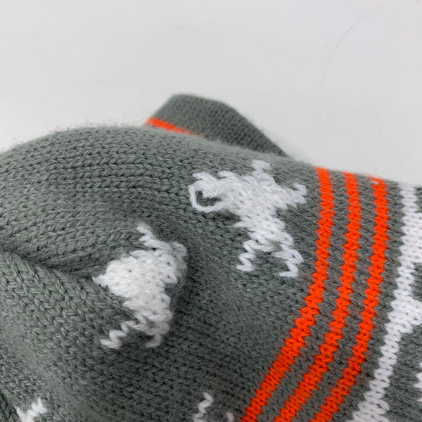 【中古】ステューシー STUSSY ボンボン ニット 帽子 メンズ帽子 ニット帽 グレー 201goods-811