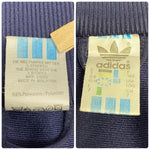 【曜日割引対象外】 アディダス adidas 80's 90's トラックジャケット ジャージ ネイビー Lサイズ 201MT-4739 VB