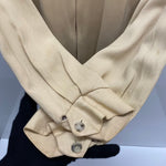 【曜日割引対象外】 ヴィンテージ vintage 50's ハリスアンドフレンク Harris & Frank レーヨンギャバジン ジャケット ベージュ Sサイズ 201MT-3647 VB