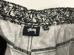 ステューシー STUSSY 19ss Bones Beach Short 80's復刻 スカル ボーン 総柄 ビーチショーツ ショートパンツ ハーフパンツ ブラック Mサイズ 101MB-611