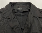 ワイズ Y's Wrinkled Stretch Poly Smooth Coat リンクルド ストレッチ ポリ スムース デザイン ライトアウター BLACK 黒 YN-T03-570 コート 無地 ブラック SIZE2 104LT-98
