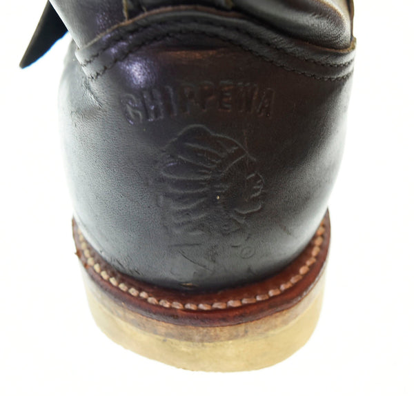 チペワ CHIPPEWA  MOC ENGINEER BOOTS エンジニア ブーツ 黒 97879 メンズ靴 ブーツ エンジニア ブラック 9E 27cm 103S-354