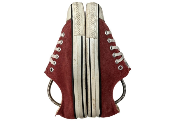 コンバース CONVERSE 90s ALL STAR LOW オールスターロー スエード ヴィンテージ USA製 シューズ 赤 メンズ靴 スニーカー レッド US7 104S-888