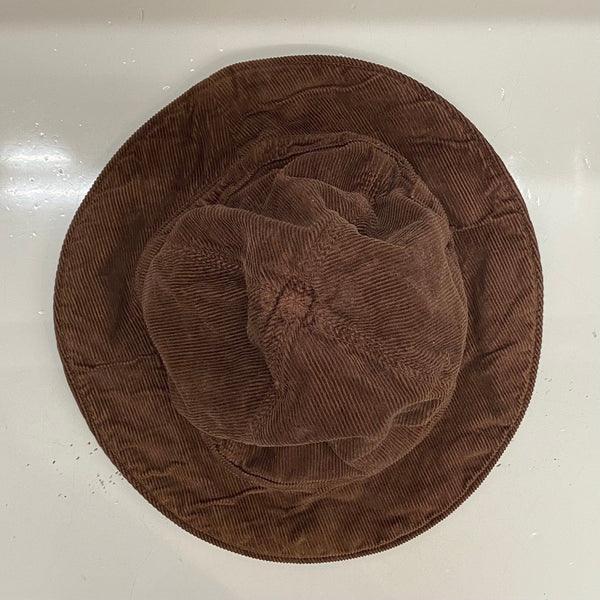 【曜日割引対象外】 【中古】キャピタル KAPITAL コーデュロイ バケットハット 帽子 メンズ帽子 ハット ブラウン 201goods-751 VB