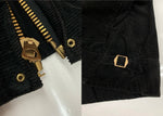 ウエストライド WESTRIDE CYCLE TOGS CORDUROY JACKET コーデュロイ ジャケット モーターサイクル チェーンステッチ ジップアップ アウター 黒 サイズ 38 ジャケット 総柄 ブラック 104MT-2004