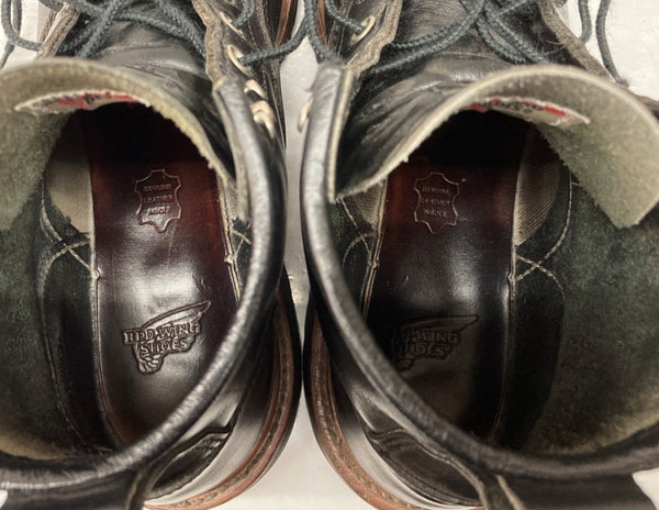 レッドウィング RED WING LINEMAN BOOTS ラインマン ブーツ レースアップ Vibramソール 革靴 ワーク シューズ 7 1/2D 黒 2934 メンズ靴 ブーツ ワーク ブラック 25.5cm 104S-764