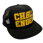 【中古】チャレンジャー CHALLENGER ロゴ メッシュキャップ 帽子 メンズ帽子 キャップ ブラック 201goods-823
