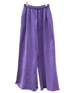 バレンシアガ BALENCIAGA EVENINGWEAR 22SS Baggy Sweatpants バギー スウェットパンツ ワイド ズボン 紫 無地 682143 TLVN2 ボトムスその他 パープル Mサイズ 104MB-390