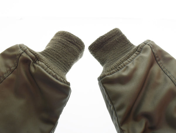 ヴィンテージ Vintage 80's ミリタリー Military US ARMY CWU-45/P 87年製造 ISRATEX INC Flight Jacket ワッペンカスタム LARGE (42-44) ジャケット カーキ 103MT-3444