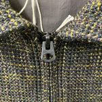 アンセルム ANCELLM TWEED ZIP JACKET サイズ1 ジャケット ブラウン 201MT-4813