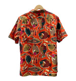 パタゴニア Patagonia Tidal Threads Camp Shirt タイダル スレッズ キャンプ シャツ アロハ 開襟 オープンカラー 魚柄 52567SP25 半袖シャツ 総柄 オレンジ Sサイズ 104MT-1951