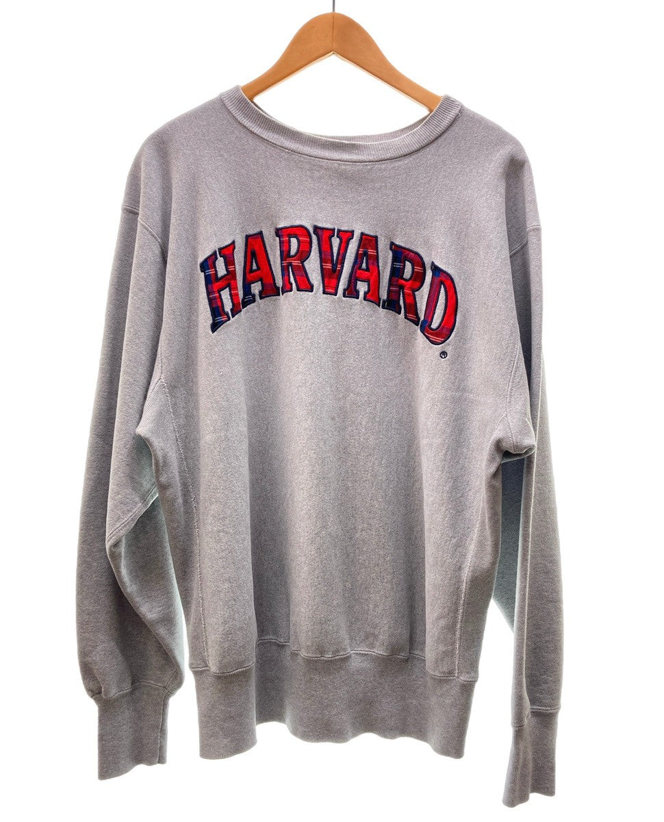 チャンピオン Champion REVERSE WEAVE リバースウィーブ 90's ヴィンテージ 刺繍タグ Harvard アイビーリーグ カレッジ  灰色 XL スウェット 刺繍 グレー 104MT-314 | 古着通販のドンドンサガール