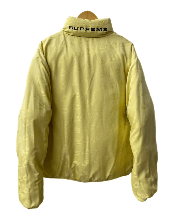 シュプリーム SUPREME ナイキ NIKE リバーシブル パフィー ジャケット "イエロー Reversible Puffy Jacket "Yellow" ジャケット ロゴ イエロー Lサイズ 201MT-2480