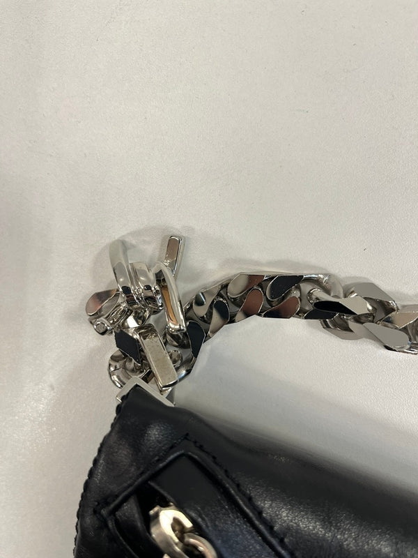 ディースクエアード DSQUARED2 Clutch Babe Wire クラッチ ベイビー ワイヤ チェーン ショルダー ハンドバッグ 黒  W16CL5095 015 M802 バッグ レディースバッグ クラッチバッグ・セカンドバッグ ブラック 101bag-215