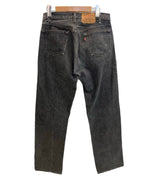 リーバイス Levi's 80's 80年代 501 先染めブラック ボタン裏532刻印 MADE IN USA アメリカ製 VINTAGE ヴィンテージ 501-0668 デニム ブラック W31×L34 101MB-628