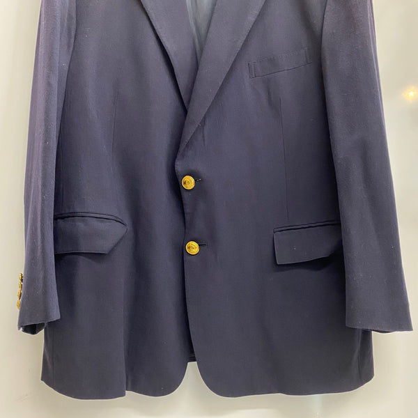 【曜日割引対象外】 ラルフローレン RALPH LAUREN 80's 90's 紺ブレ 金ボタン テーラードジャケット USA製 ジャケット ネイビー 201MT-4492 VB