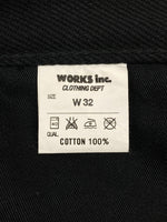 アイアンハート IRON HEART BOOTSCUT PANTS ブーツカット パンツ フレア ジップフライ 黒鎧 極厚 デニム ジーンズ Gパン 黒 ロゴ ボトムスその他 ブラック W32 104MB-320