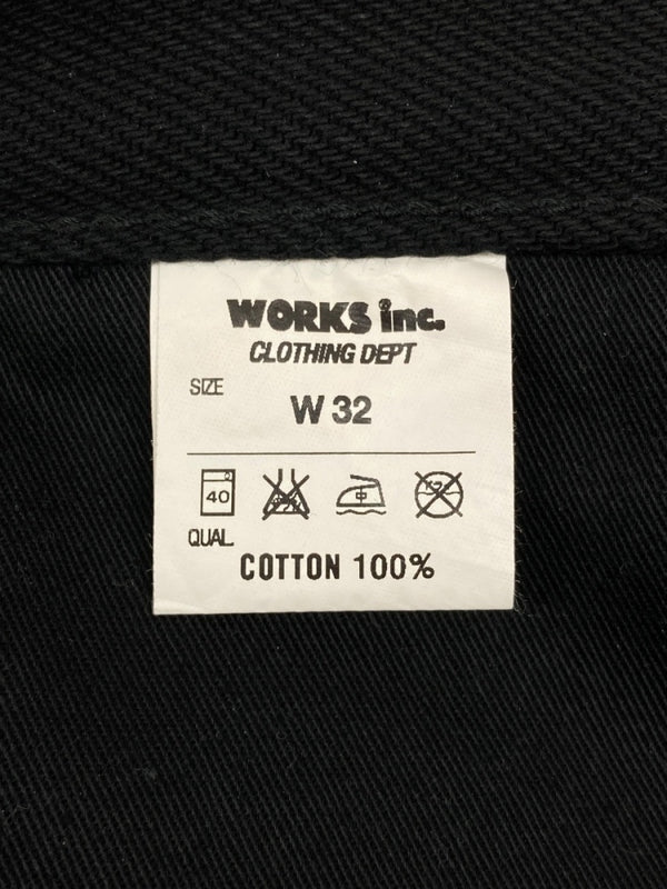 アイアンハート IRON HEART BOOTSCUT PANTS ブーツカット パンツ フレア ジップフライ 黒鎧 極厚 デニム ジーンズ Gパン 黒 ロゴ ボトムスその他 ブラック W32 104MB-320