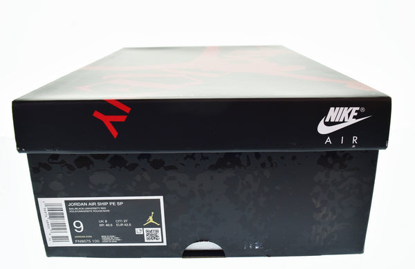 ナイキ NIKE Awake NY Jordan Air Ship SP University Red アウェイクニューヨークスニーカー FN8675-100 メンズ靴 スニーカー ホワイト 27cm 103S-1293