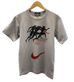 コムデギャルソン COMME des GARCONS BLACK NIKE ナイキ THE MARATHON 1983 1H-T105-052-1-4 Tシャツ グレー Mサイズ 101MT-3260