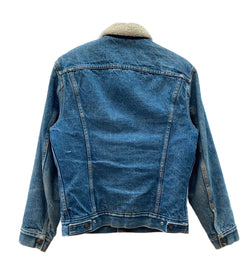 リーバイス Levi's 70s 70年代 ボアジャケット デニム Gジャン トラッカージャケット ボタン裏52 青 紺 サイズ 36 ジャケット 無地 ネイビー 104MT-1990