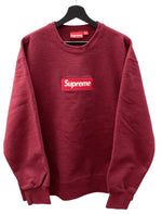 シュプリーム SUPREME 22FW Box Logo Crewneck Cardinal ボックス ロゴ クルーネック カーディナル スウェット 赤 スウェット ロゴ レッド Lサイズ 104MT-1301
