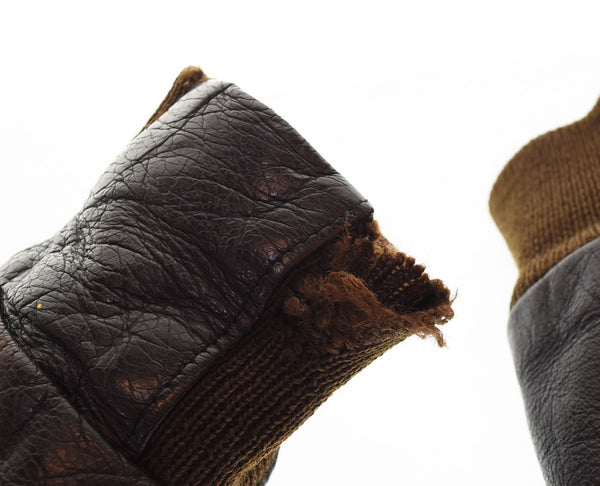 エルエルビーン L.L.Bean 70s 80s 70's~80's  G-1 TYPE 襟ボア レザージャケット 44LONG ジャケット ブラック 103MT-2499