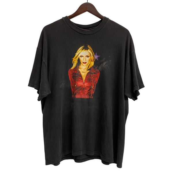 【曜日割引対象外】 ヴィンテージ vintage 00's MADONNA 2001 WORLD TOUR tee Tシャツ ブラック XLサイズ 201MT-3972 VB