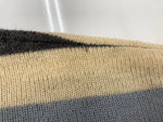 ヴィンテージ vintage ボールドストライプ ワイドストライプ グランジ ニット セーター 水色 灰色 生成り カーディガン ストライプ マルチカラー 104MT-1902
