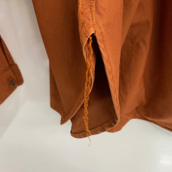 エンズアンドミーンズ ENDS and MEANS Harvest P/O Shirts 長袖シャツ オレンジ Mサイズ 201MT-4242