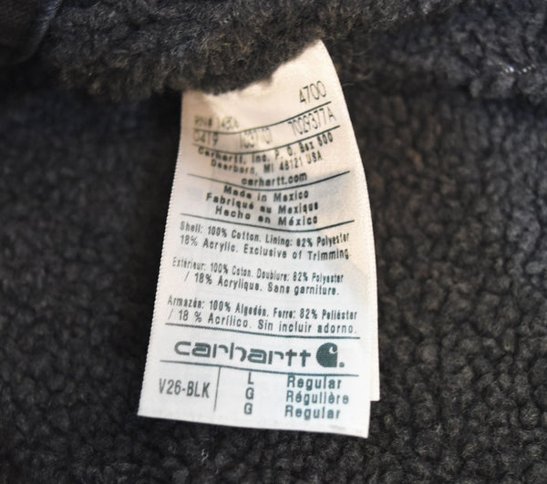 カーハート Carhartt メキシコ製 ダックベスト 黒 ベスト ブラック Lサイズ 103MT-2371