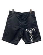 セントマイケル SAINT MICHAEL 23SS SWIMMING SHORT スイミング ショーツ ハーフ ショート パンツ 短パン 黒 ロゴ SM-S23-0000-065 ハーフパンツ ブラック Sサイズ 104MB-406