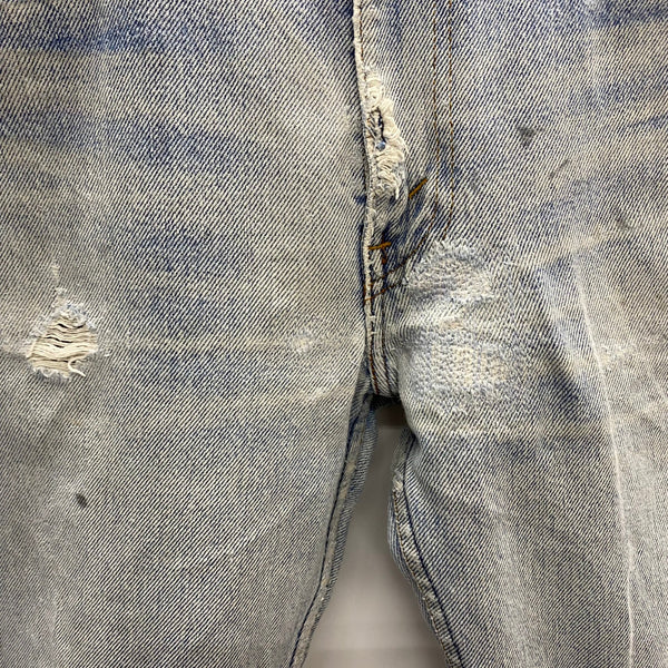 【曜日割引対象外】 リーバイス Levi's 80's 505 黒カン USA製 デニム ブルー W31サイズ 201MB-1157 VB