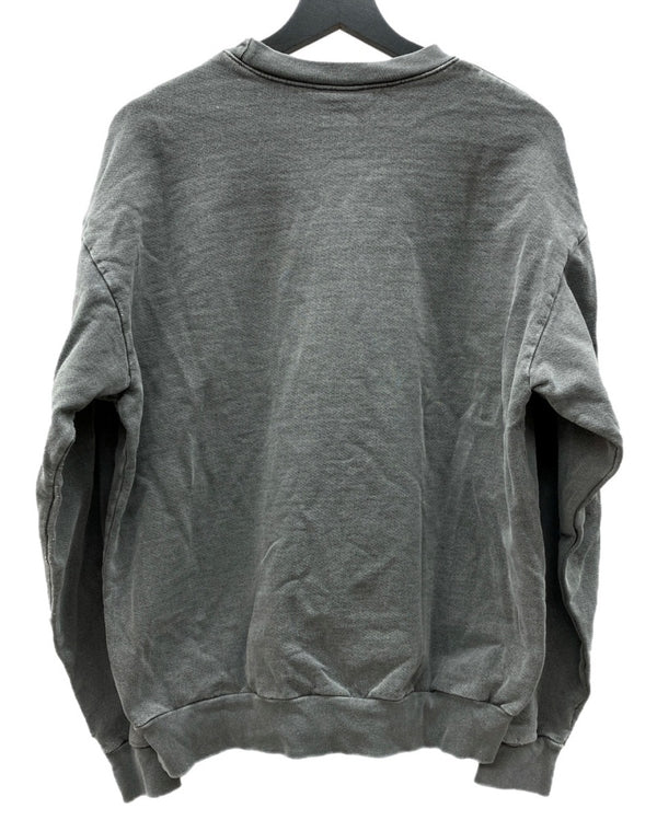 ガールズドントクライ Girls Don’t Cry Tonal Crewneck Sweatshirt トーナル クルーネック トレーナー 長袖 カットソー プルオーバー ロゴ 刺繍 GRAY 灰色 スウェット ワンポイント グレー Mサイズ 104MT-1824