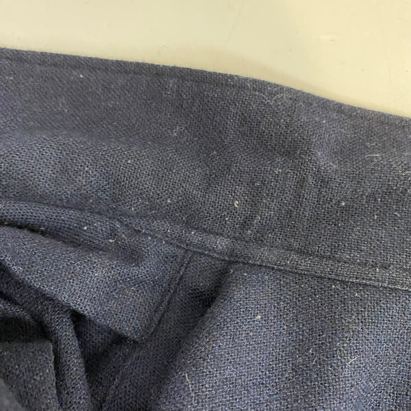 コムデギャルソンオム COMME des GARCONS HOMME デカオム 長袖シャツ ネイビー 35サイズ 201MT-4584