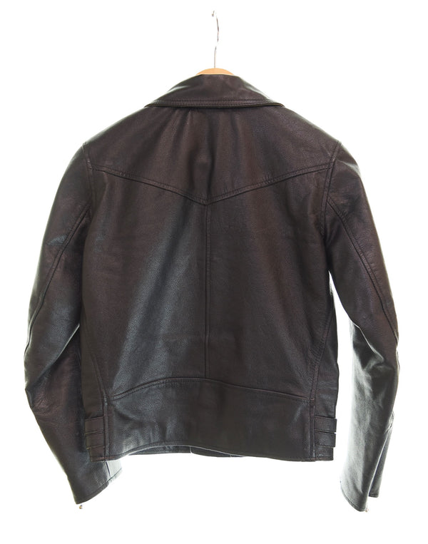 ヘルキャットパンクス HELLCATPUNKS ダブルライダースジャケット 牛革 黒 ジャケット ブラック Mサイズ 103LT-109