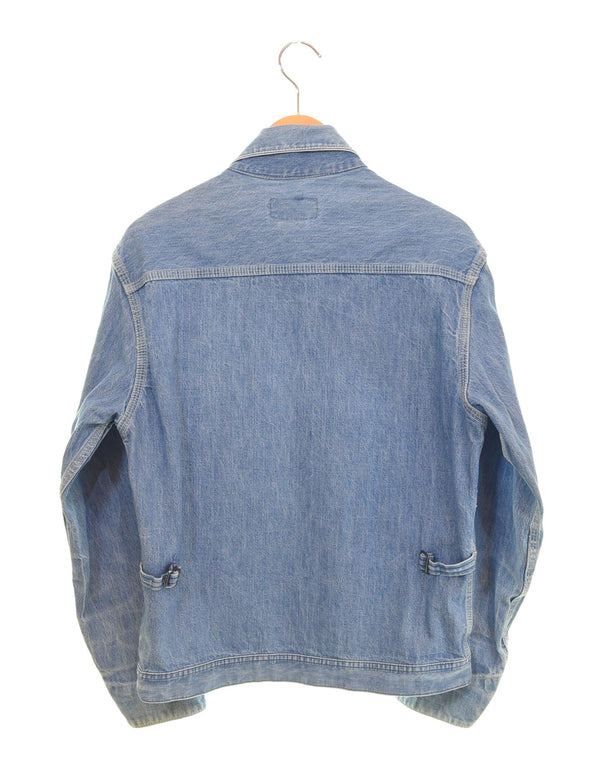 ヴィンテージ Vintage 70s OSHKOSH B'GOSH 4ポケット ジップアップ デニムジャケット 70's ユニオンチケット ジャケット ブルー 103MT-3024