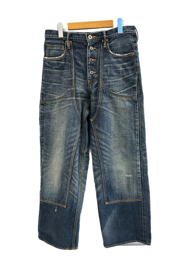 シュガーヒル SUGARHILL MUSTY FADED DOUBLE KNEE DENIM PANT 22AWPT12 デニム ブルー サイズ32 101MB-773