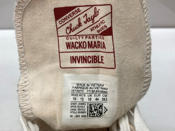 コンバース CONVERSE 19年製 × INVINCIBLE インビシブル × WACKO MARIA ワコマリア CHUCK 70 HI チャックテイラー ハイ シューズ 167497C メンズ靴 スニーカー マルチカラー 28.5cm 104S-814