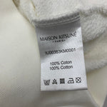 メゾンキツネ MAISON KITSUNE チラックス フォックス ジップ パーカー IU00353KM0001 パーカ ホワイト 201LT-441