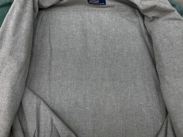 ラルフローレン RalphLauren 80s 90s SWING TOP JACKET スイング トップ ジャケット ジップアップ ワッペン 刺繍 アウター 緑 ジャケット ロゴ グリーン 104MT-2274