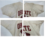 チャンピオン Champion 80's 80s 80年代 トリコタグ フットボールT Footballl OHIO STATE Tシャツ ホワイト Sサイズ 101MT-3487