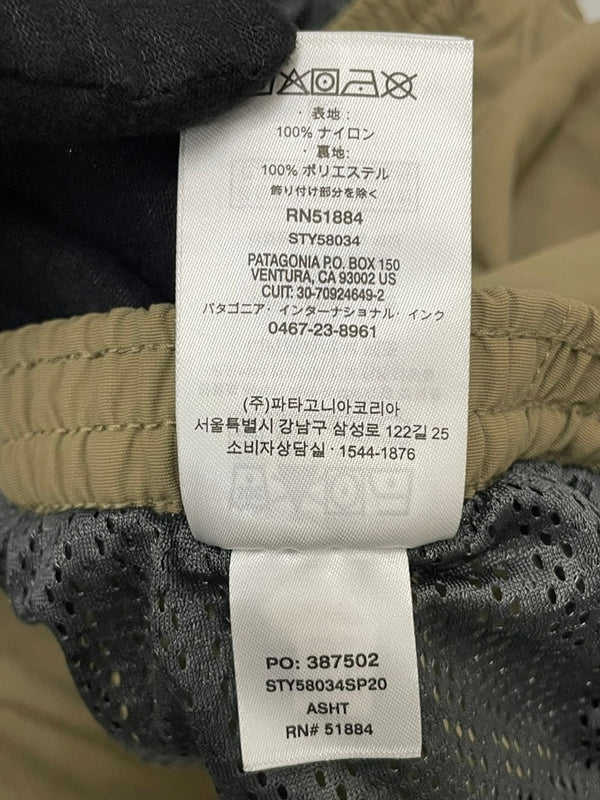 パタゴニア PATAGONIA バギーズロング ショートパンツ 58034SP20 ハーフパンツ ベージュ XL 601MB-15