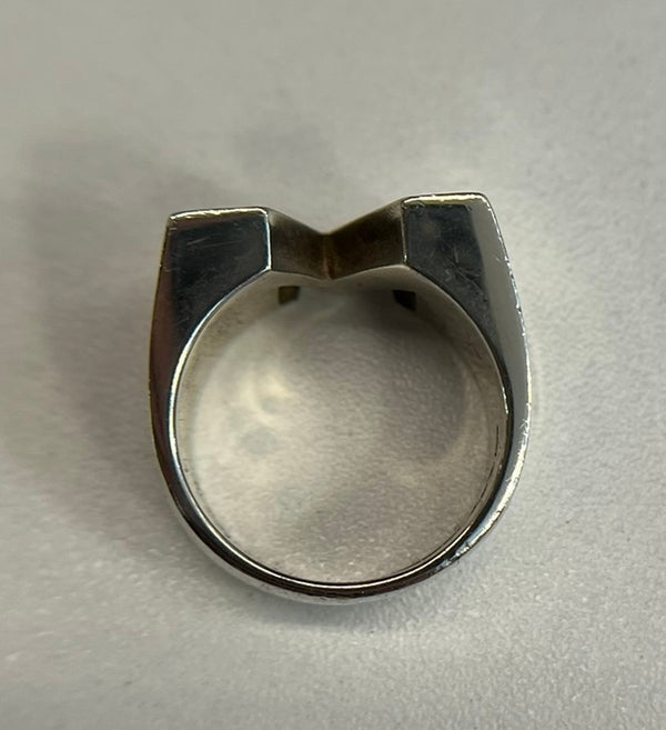 ザ レタリング THE LETTERING Alphabet Men's Ring M - Silver アルファベット 925刻印 約16号 メンズジュエリー・アクセサリー 指輪・リング シルバー 101goods-171