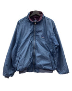 パタゴニア Patagonia SHELLED SYNCHILLA JACKET シェルド シンチラ ジャケット ジップアップ アウトドア フリース 紺 ジャケット ロゴ ネイビー Lサイズ 104MT-1858