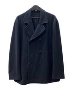 ミュウミュウ miu miu 90s 00s WOOL PEA COAT ウール ピー コート アーカイブ オールド アウター ジャケット 紺 サイズ 54 ジャケット 無地 ネイビー 104MT-1557