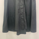 デパリエ DEPAREILLE フリルブラウス 半袖シャツ ブラック 201LT-415