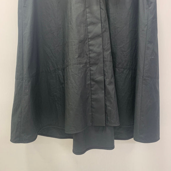 デパリエ DEPAREILLE フリルブラウス 半袖シャツ ブラック 201LT-415