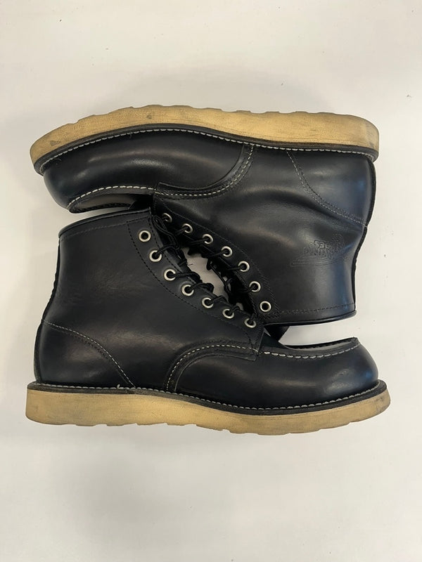 レッドウィング RED WING IRISH SETTER MOC TOE BOOTS アイリッシュセッター モックトゥ ブーツ 黒 8130 メンズ靴 ブーツ ワーク ブラック 8 1/2 101sh-2109